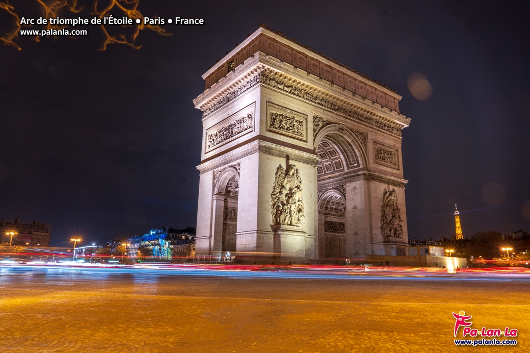 Arc de triomphe de l'Étoile and Avenue des Champs-Élysées